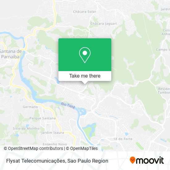 Flysat Telecomunicações map