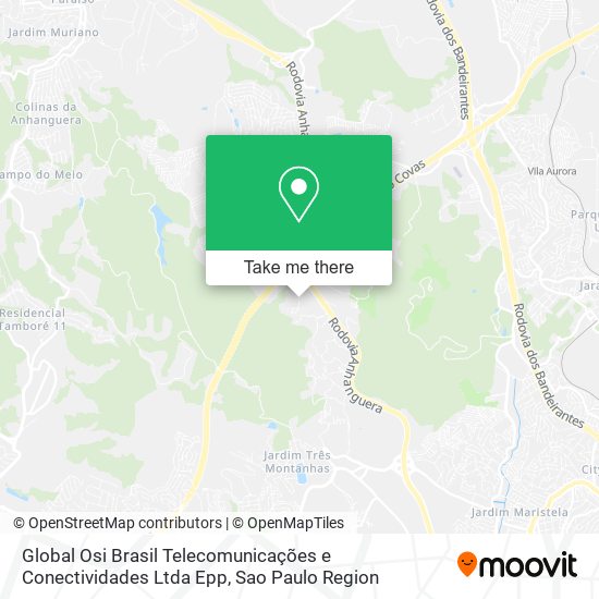 Global Osi Brasil Telecomunicações e Conectividades Ltda Epp map