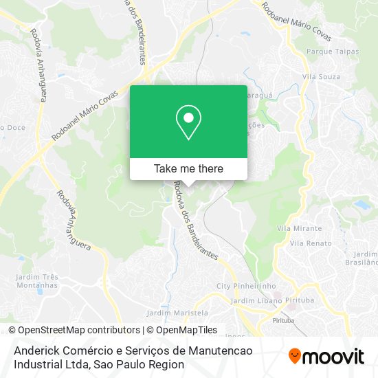 Anderick Comércio e Serviços de Manutencao Industrial Ltda map