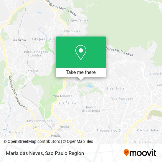 Maria das Neves map