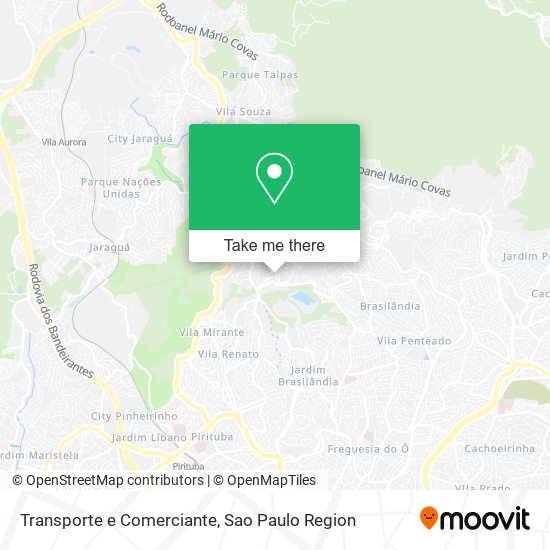 Transporte e Comerciante map