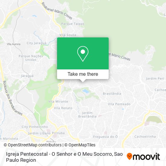 Igreja Pentecostal - O Senhor e O Meu Socorro map