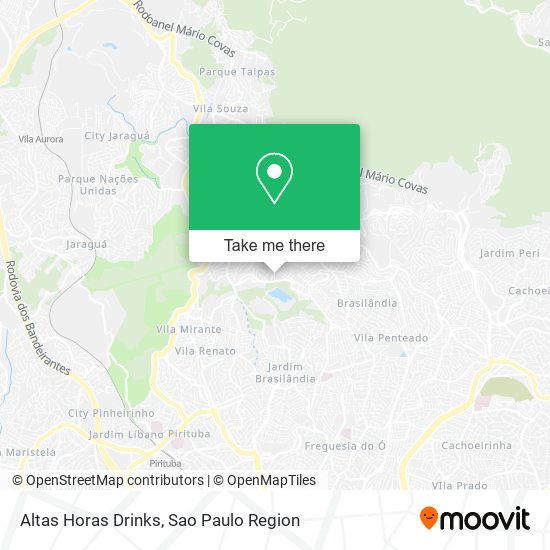 Altas Horas Drinks map