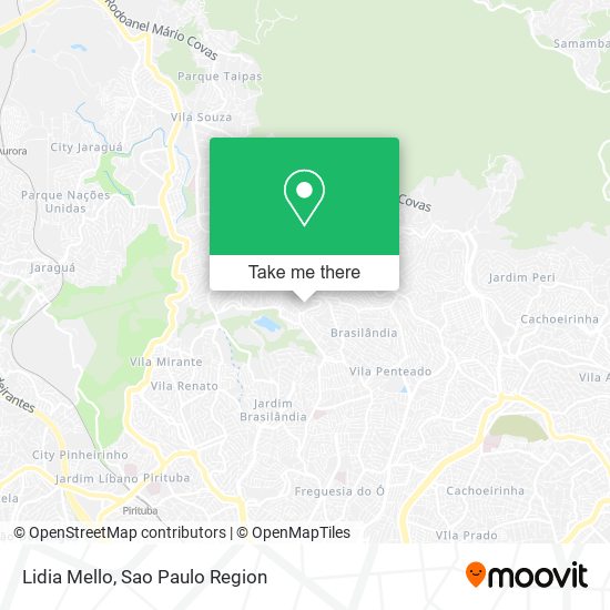 Lidia Mello map