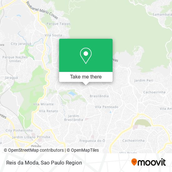 Reis da Moda map