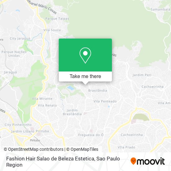 Fashion Hair Salao de Beleza Estetica map