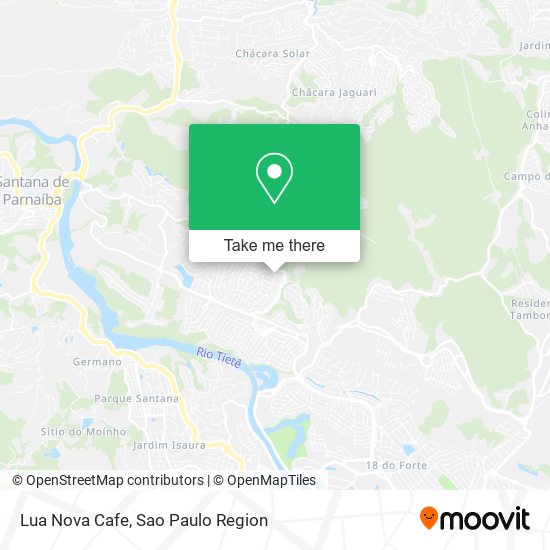 Lua Nova Cafe map