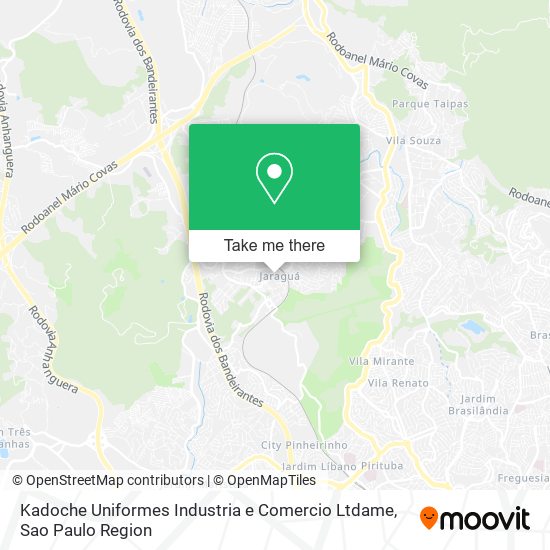 Kadoche Uniformes Industria e Comercio Ltdame map