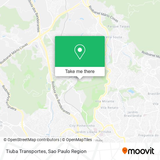 Tiuba Transportes map