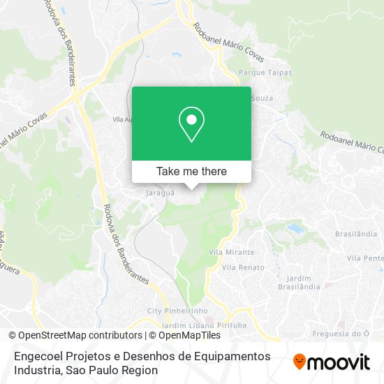 Engecoel Projetos e Desenhos de Equipamentos Industria map