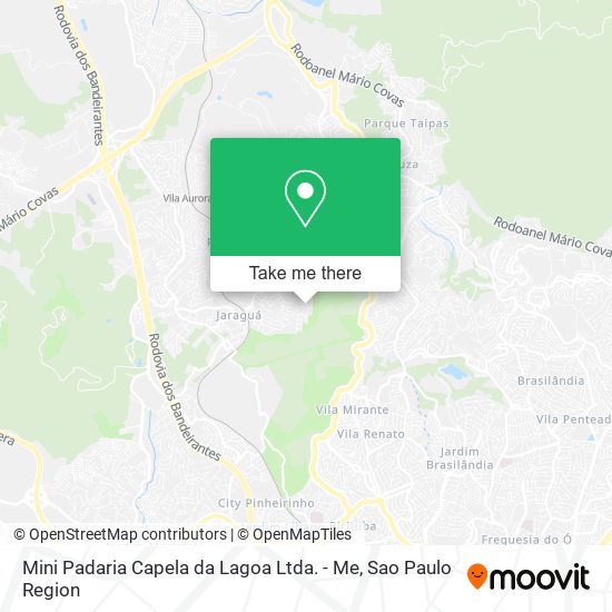 Mini Padaria Capela da Lagoa Ltda. - Me map