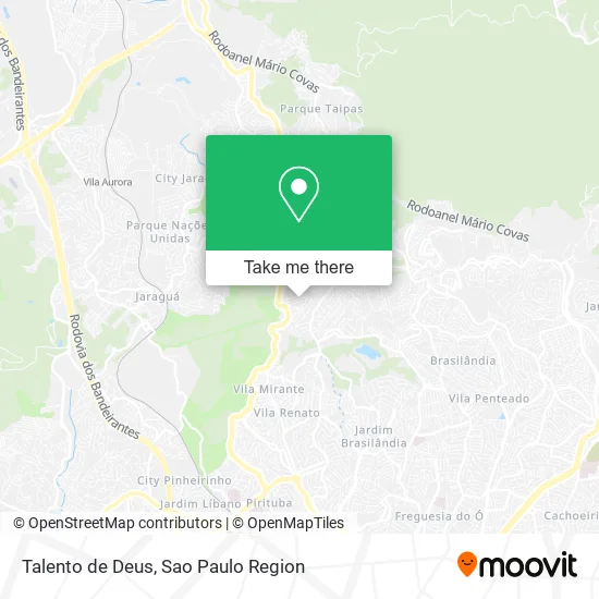 Talento de Deus map