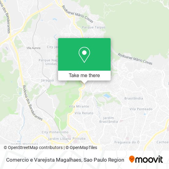 Comercio e Varejista Magalhaes map