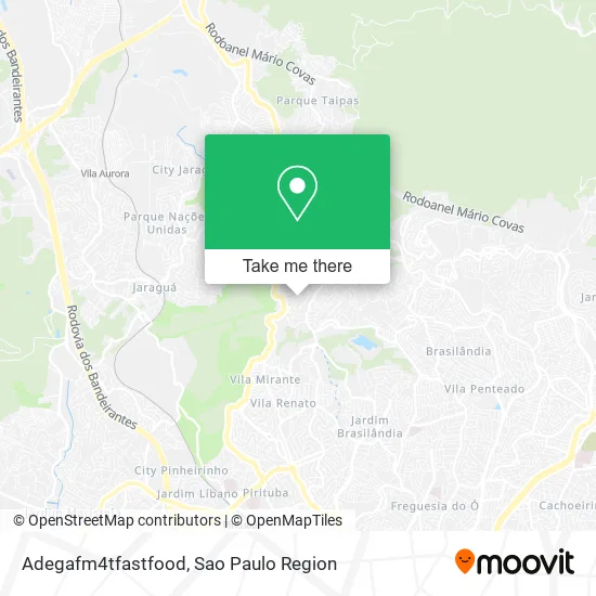 Adegafm4tfastfood map