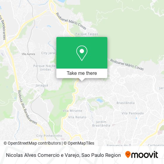 Nicolas Alves Comercio e Varejo map