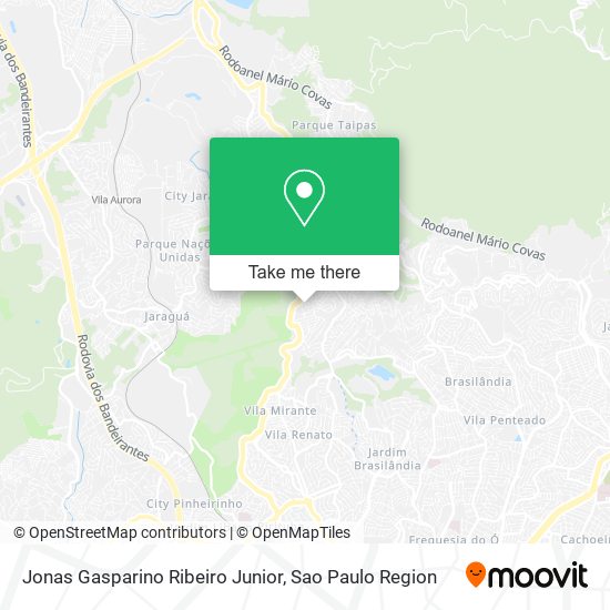 Jonas Gasparino Ribeiro Junior map