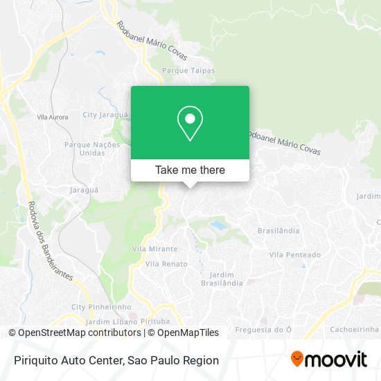 Mapa Piriquito Auto Center