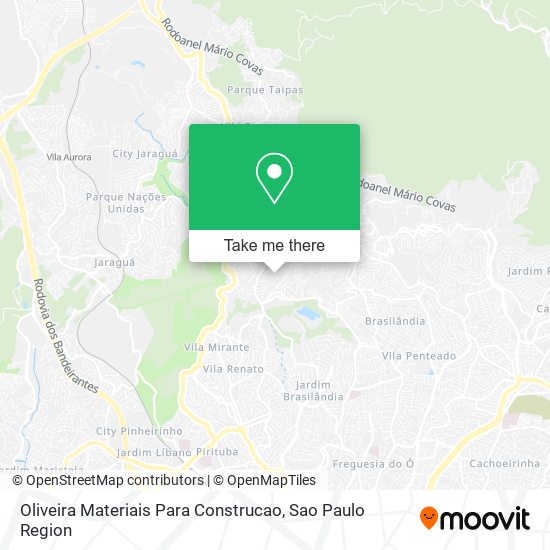 Mapa Oliveira Materiais Para Construcao