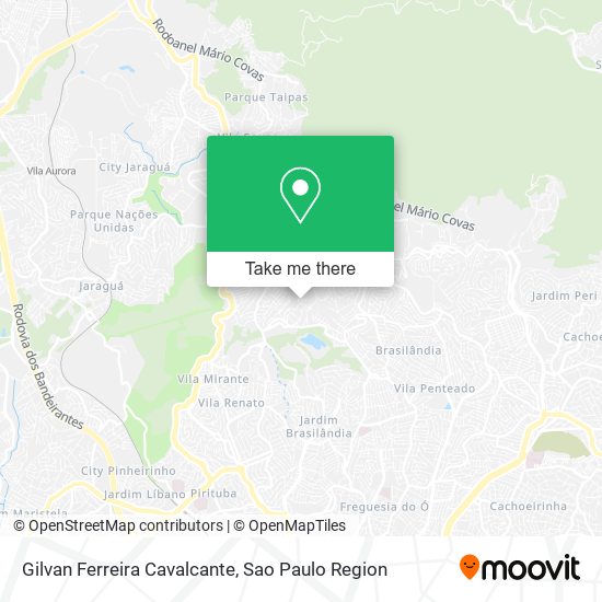 Gilvan Ferreira Cavalcante map