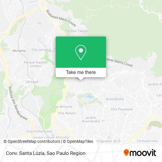 Conv. Santa Lúzia map