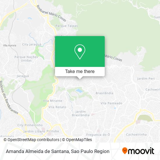 Amanda Almeida de Santana map