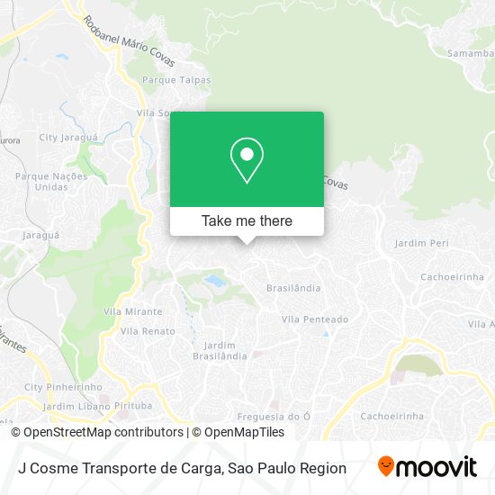 J Cosme Transporte de Carga map