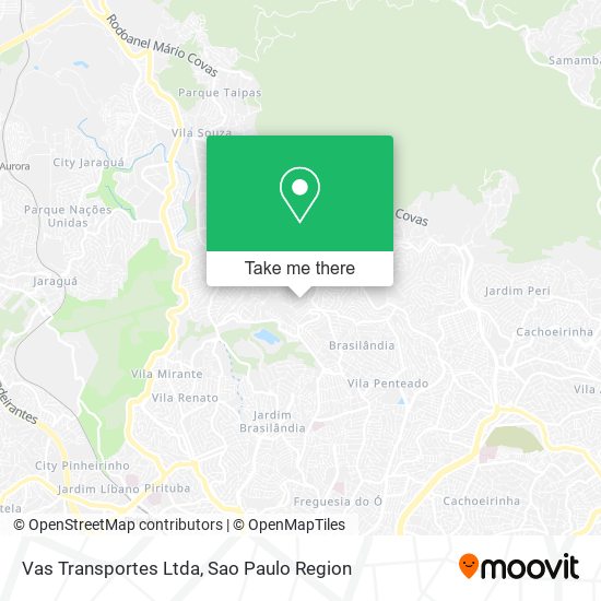 Mapa Vas Transportes Ltda