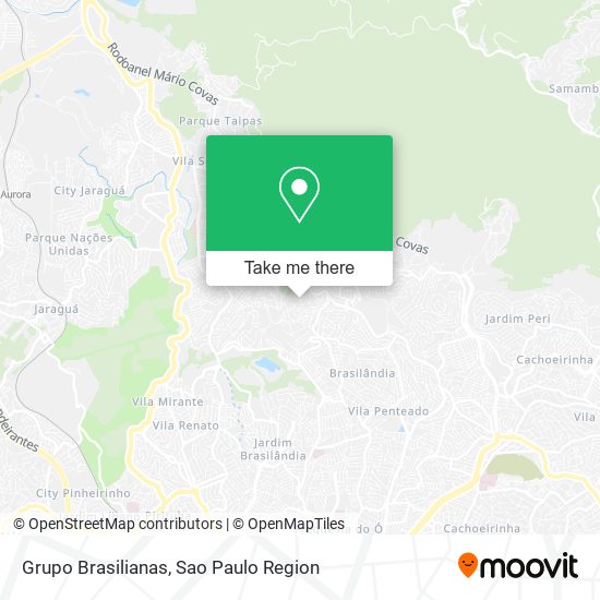 Grupo Brasilianas map