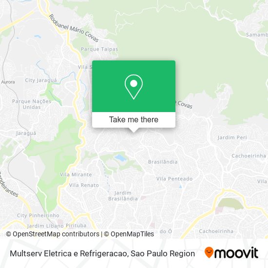 Multserv Eletrica e Refrigeracao map