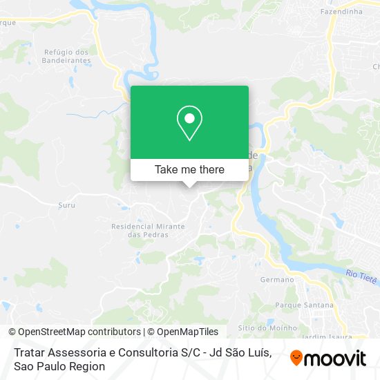 Mapa Tratar Assessoria e Consultoria S / C - Jd São Luís