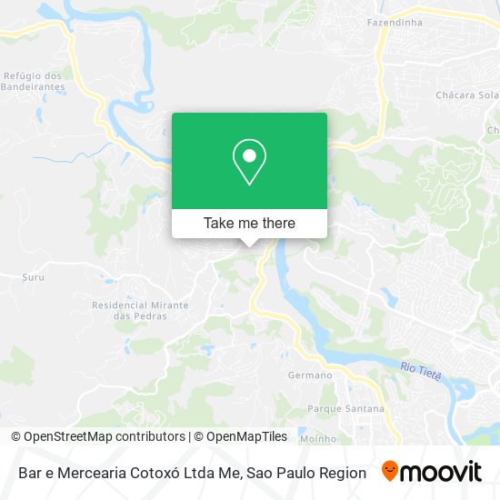 Bar e Mercearia Cotoxó Ltda Me map
