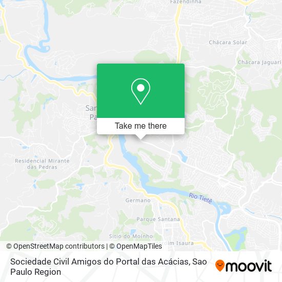 Sociedade Civil Amigos do Portal das Acácias map