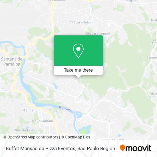 Buffet Mansão da Pizza Eventos map