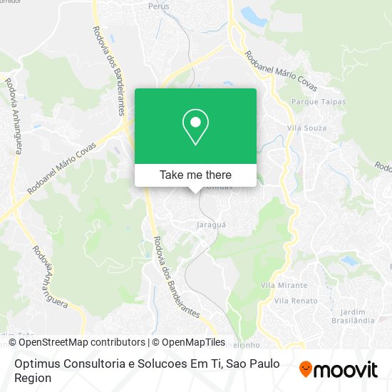 Mapa Optimus Consultoria e Solucoes Em Ti