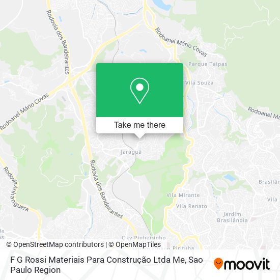 F G Rossi Materiais Para Construção Ltda Me map