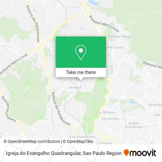 Igreja do Evangelho Quadrangular map