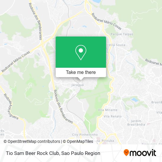 Tio Sam Beer Rock Club map