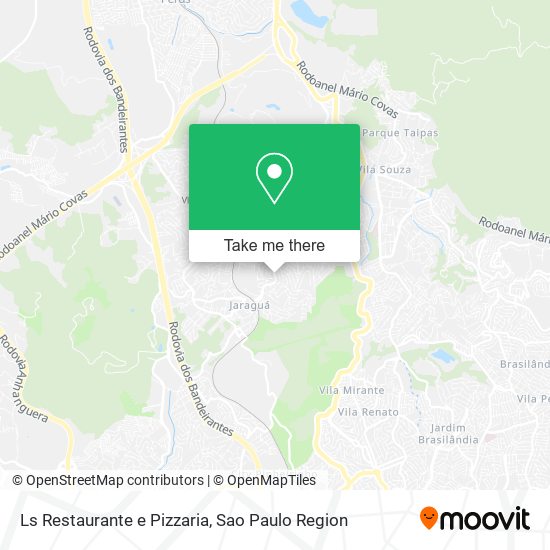 Ls Restaurante e Pizzaria map