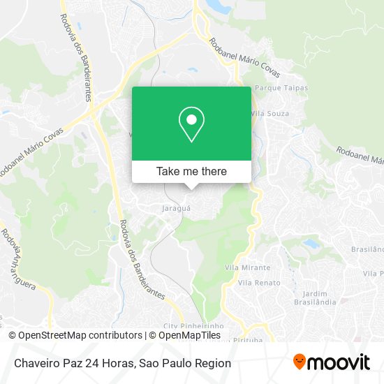 Chaveiro Paz 24 Horas map