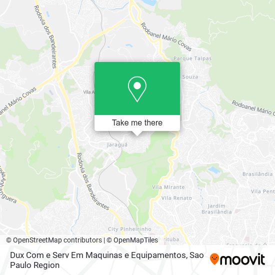 Dux Com e Serv Em Maquinas e Equipamentos map