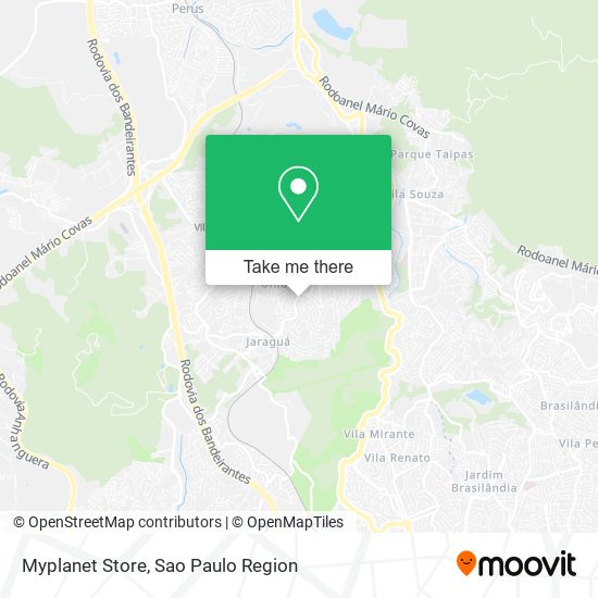 Myplanet Store map