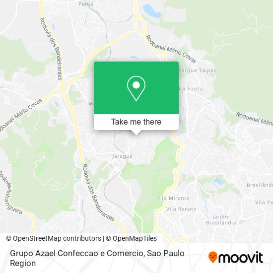 Grupo Azael Confeccao e Comercio map