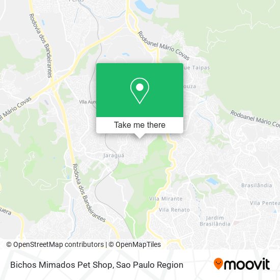 Bichos Mimados Pet Shop map