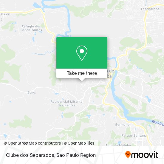 Clube dos Separados map