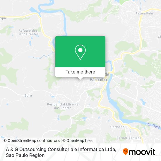 A & G Outsourcing Consultoria e Informática Ltda map