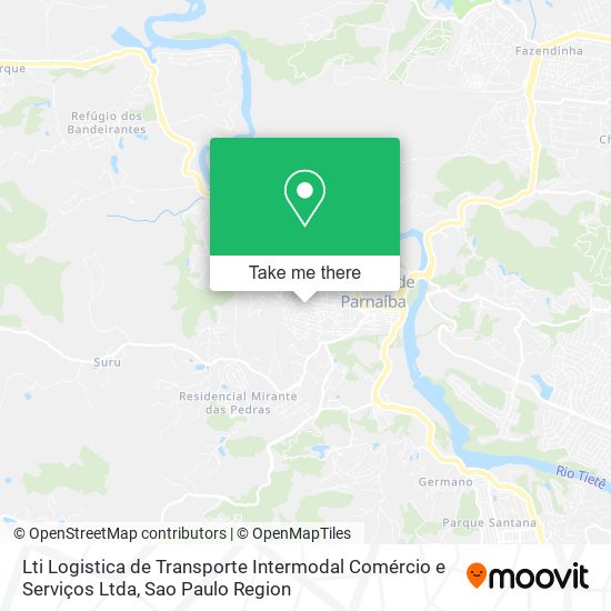 Lti Logistica de Transporte Intermodal Comércio e Serviços Ltda map