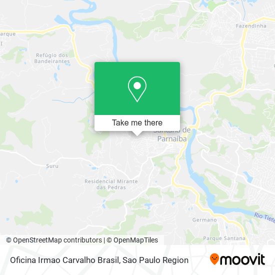 Oficina Irmao Carvalho Brasil map