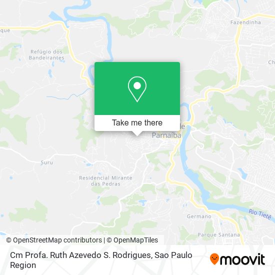 Cm Profa. Ruth Azevedo S. Rodrigues map