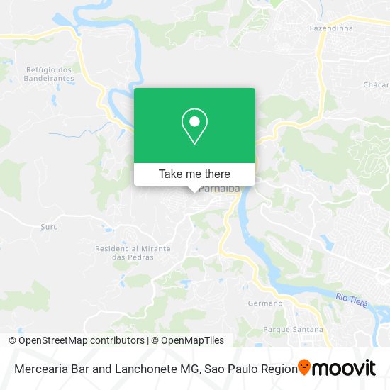 Mercearia Bar and Lanchonete MG map