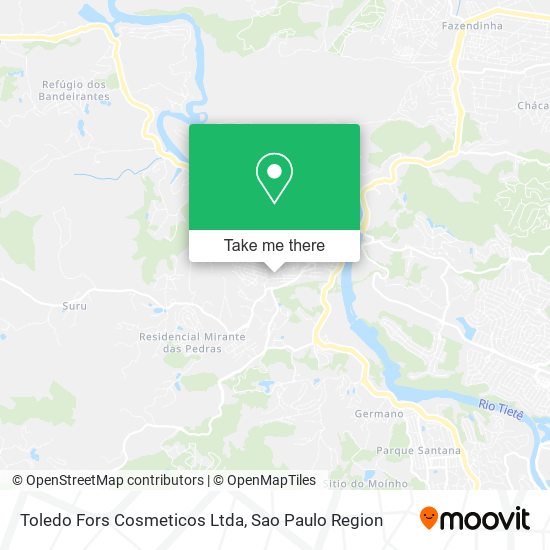Toledo Fors Cosmeticos Ltda map